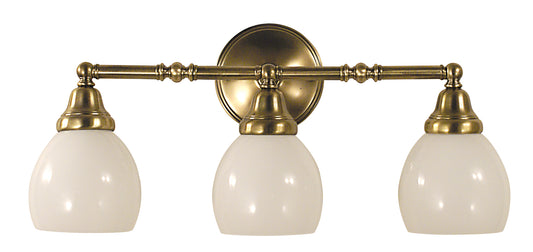 Framburg 3-Light Antique Brass Sheraton Sconce 2429-AB