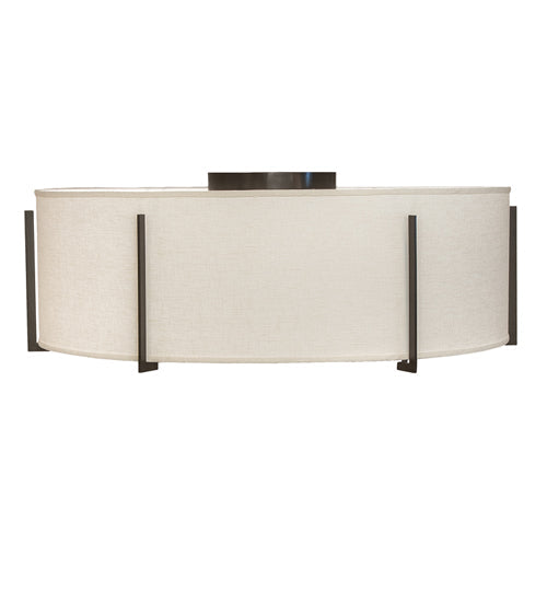 42" Cilindro Structure Flushmount by 2nd Ave Lighting