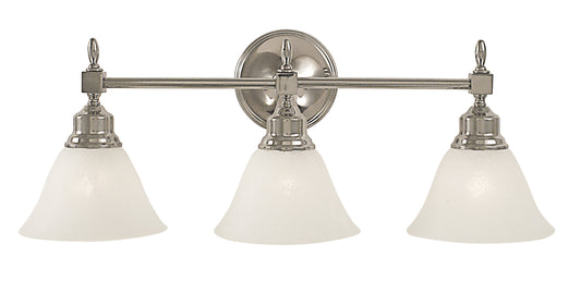 Framburg 3-Light Polished Nickel Taylor Sconce 2433-PN-WH