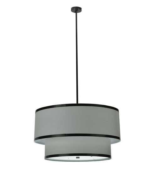 36" Cilindro 2 Tier Textrene Pendant by 2nd Ave Lighting
