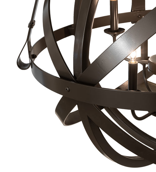 32" Gimbal Grinado Chandelier by 2nd Ave Lighting