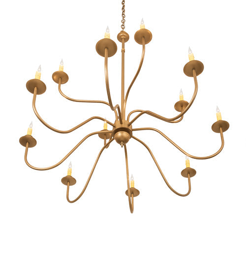42" Ean 12-Light Two Tier Chandelier by 2nd Ave Lighting