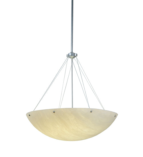 36" Cypola Alabaster Inverted Pendant by 2nd Ave Lighting