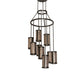 30" Cartier 9-Light Cascading Chandelier by 2nd Ave Lighting