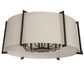 42" Cilindro Structure Semi Flushmount by 2nd Ave Lighting
