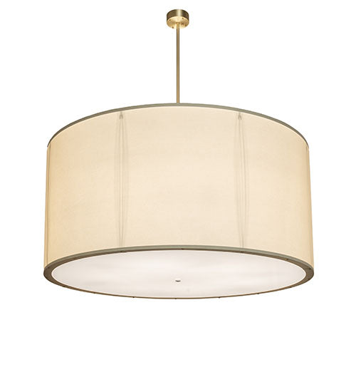68" Cilindro Textrene Pendant by 2nd Ave Lighting