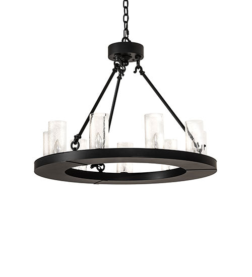 30" Loxley 9-Light Chandelier by 2nd Ave Lighting