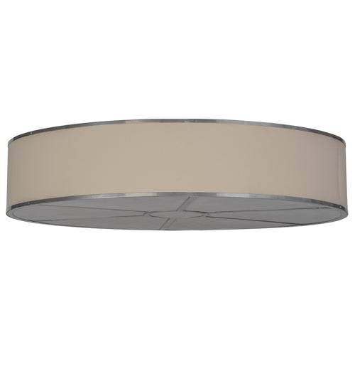 48" Cilindro Natural Textrene Flushmount by 2nd Ave Lighting