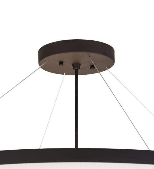 36" Cilindro 2 Tier Textrene Pendant by 2nd Ave Lighting