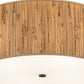 26" Cilindro Textrene Pendant by 2nd Ave Lighting