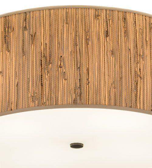 26" Cilindro Textrene Pendant by 2nd Ave Lighting