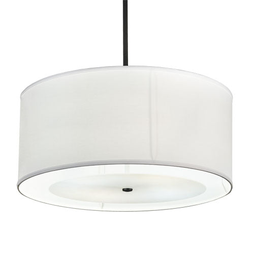 30" Cilindro Textrene Pendant by 2nd Ave Lighting