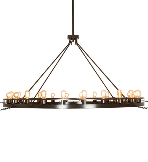 72" Barbury 24-Light Chandelier by 2nd Ave Lighting