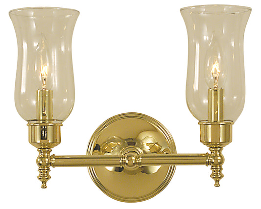 Framburg 2-Light Polished Brass Sheraton Sconce 2502-PB