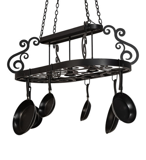 48" Long Neo Pot Rack by 2nd Ave Lighting
