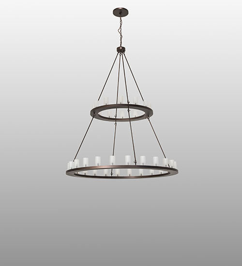 72" Loxley 36-Light Two Tier Chandelier by 2nd Ave Lighting