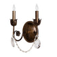 9.5" Antonia 2-Light Wall Sconce by 2nd Ave Lighting