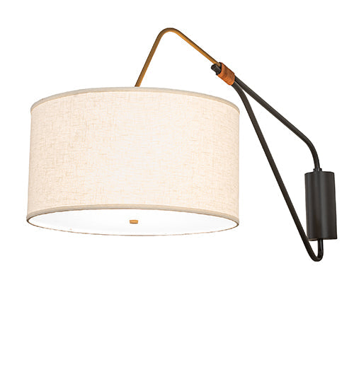 22" Cilindro Swing Arm Wall Sconce by 2nd Ave Lighting