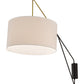 22" Cilindro Textrene Swing Arm Wall Sconce by 2nd Ave Lighting