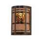 9" Bungalow Rose Wall Sconce by 2nd Ave Lighting