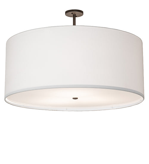 36" Cilindro Textrene Semi Flushmount by 2nd Ave Lighting