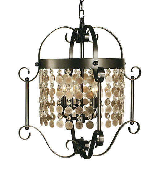 Framburg 5-Light Mahogany Bronze Naomi Dining Chandelier 2924-MB