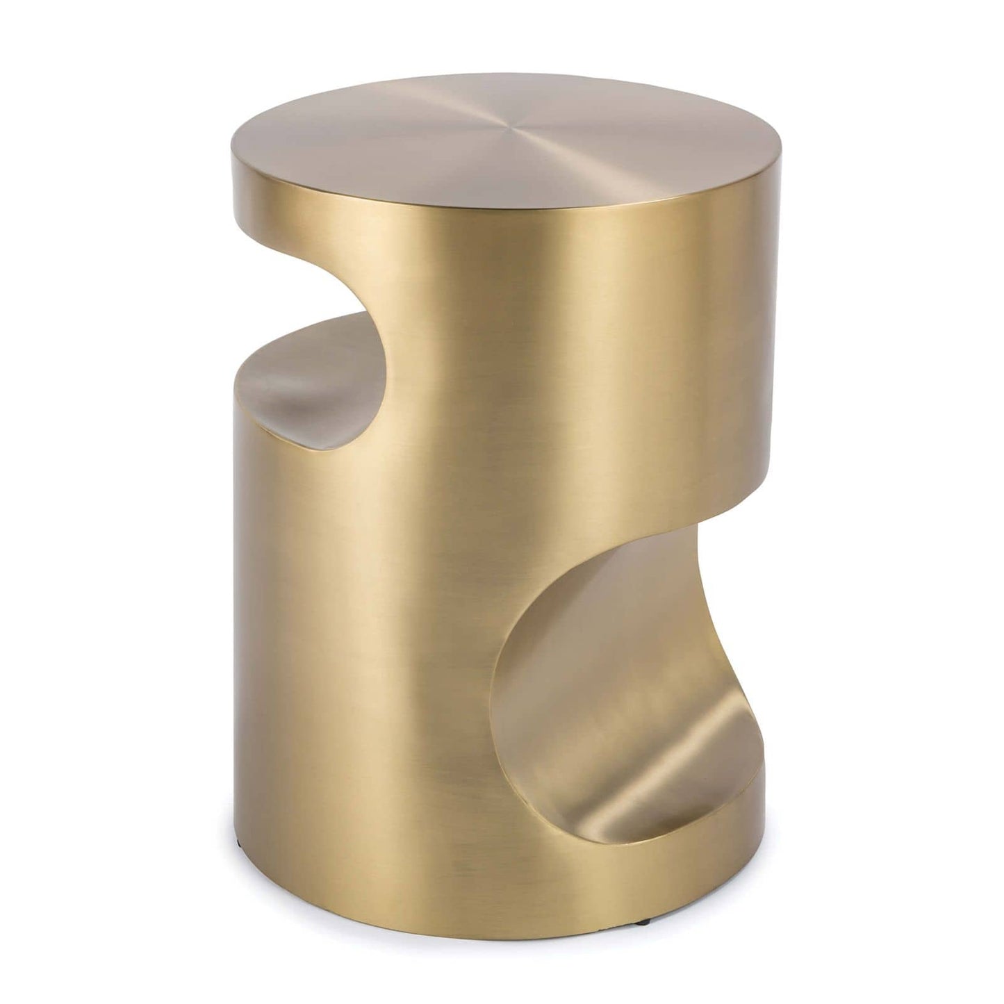 Regina Andrew Nathan Side Table in Brass