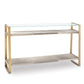 Regina Andrew Andres Hair on Hide Console Large in Brass