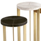 Regina Andrew Andres Hair on Hide Mixer Table Set in Brass