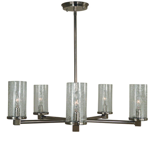 Framburg 5-Light Polished Nickel Lexi Chandelier 3065-PN