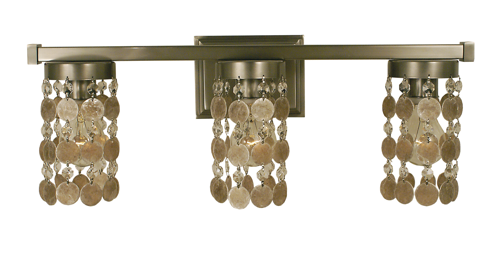 Framburg 3-Light Brushed Nickel Naomi Sconce 4363-BN