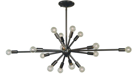 Framburg 16-Light Simone Dining Chandelier 4392-MB