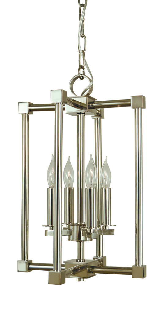 Framburg 4-Light Polished Nickel Lexington Chandelier 4604-PN