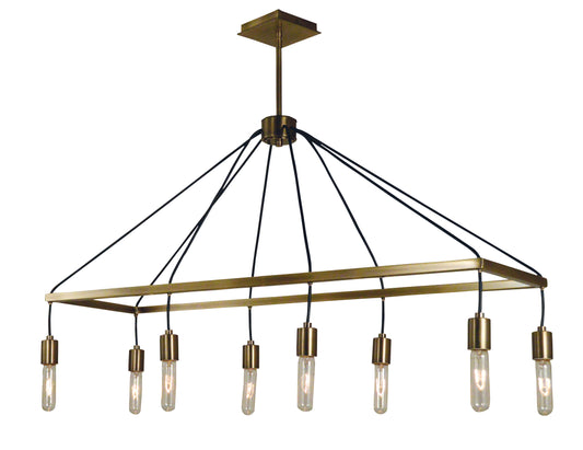 Framburg 8-Light Celestial Island Chandelier 5023-AB