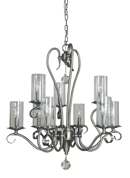 Framburg 9-Light Ilsa Dining Chandelier 5029-BN