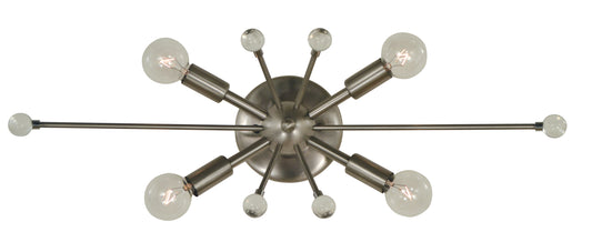 Framburg 4-Light Brushed Nickel Supernova Sconce 5324-BN