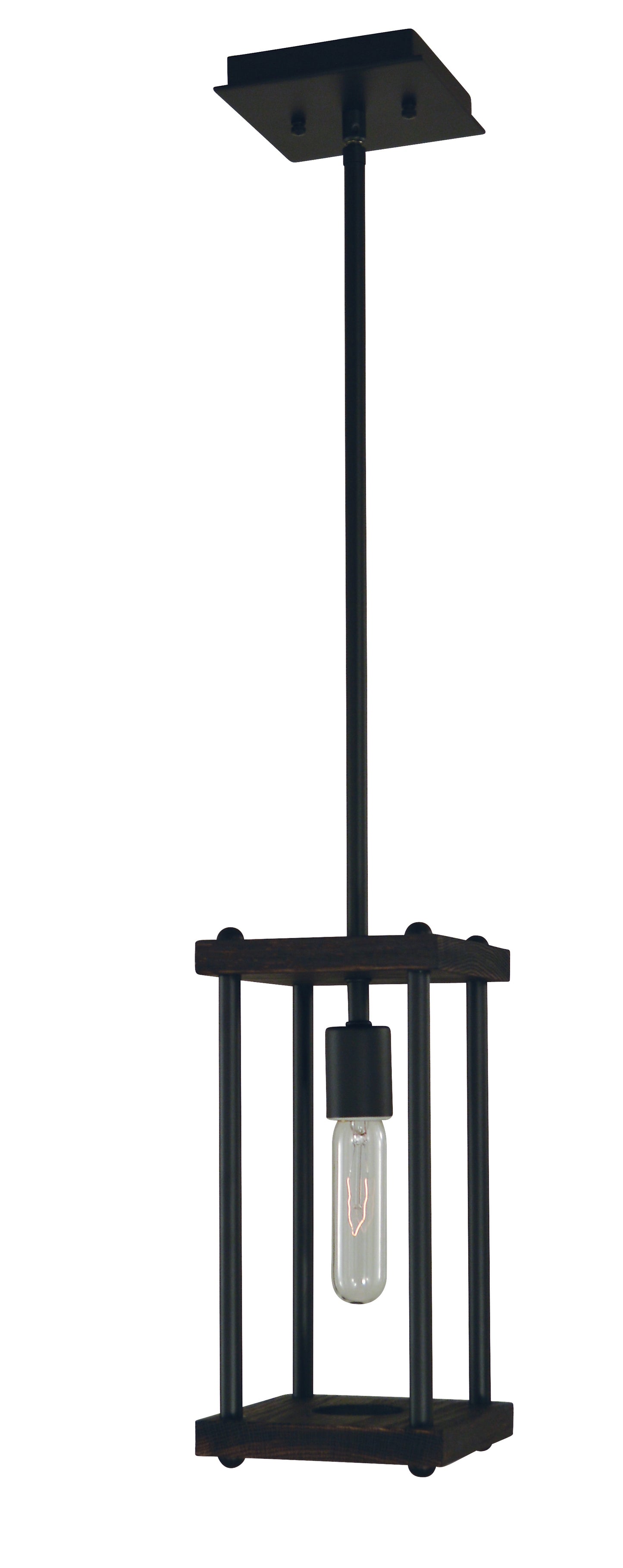 Framburg Matte Black Industria Pendant 5531-MBLACK