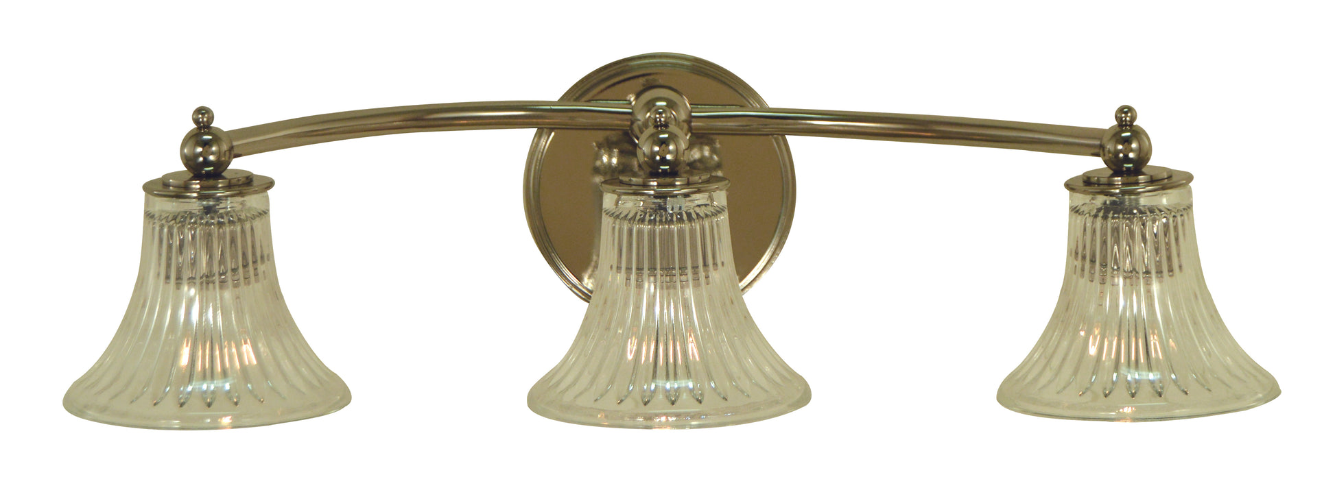 Framburg 3-Light Polished Nickel Bella Sconce 5623-PN