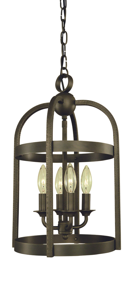 Framburg 4-Light Iron Heidelberg Mini Chandelier 5644-IRON