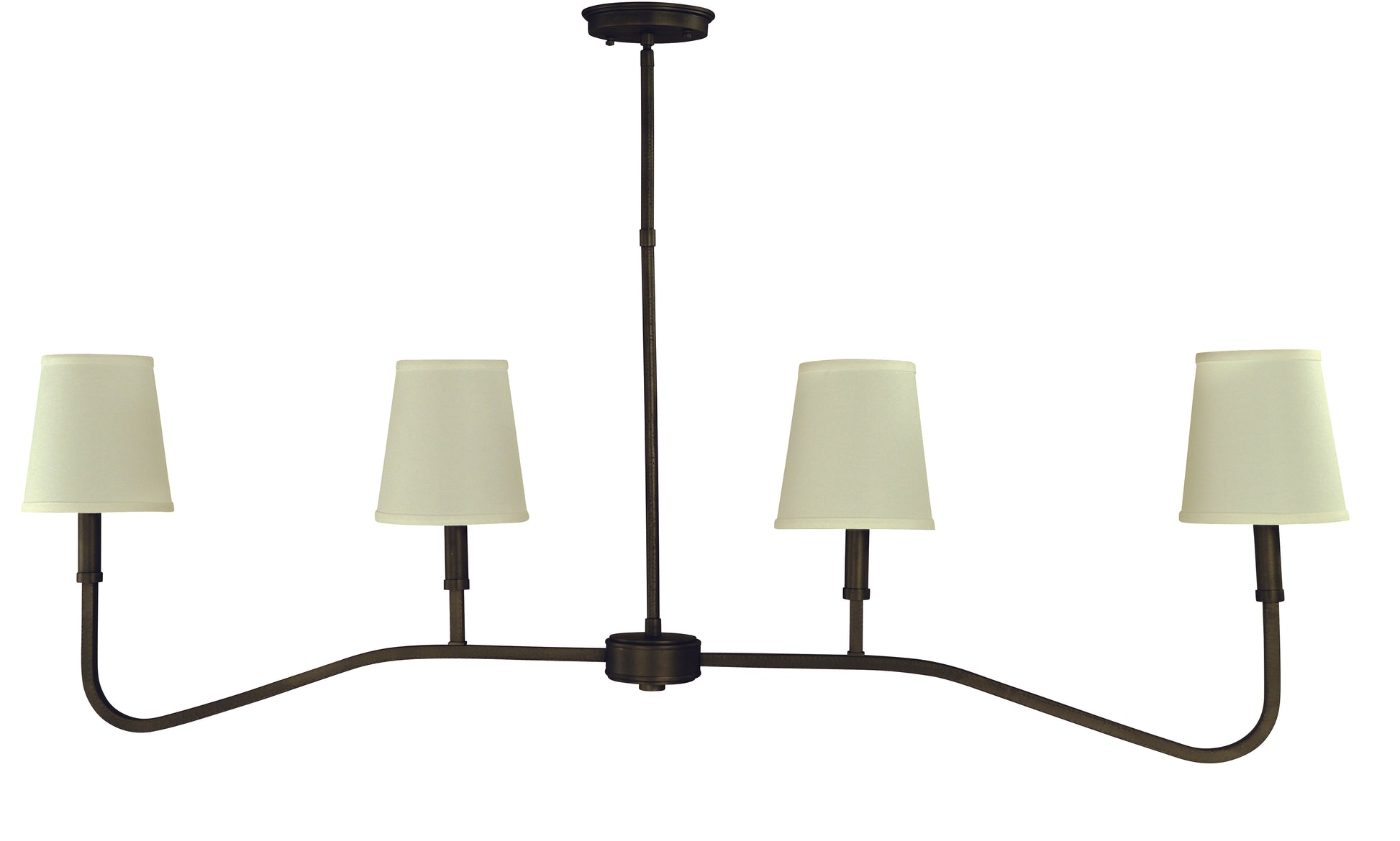 Framburg 4-Light Iron Island Chandelier 5684-IRON