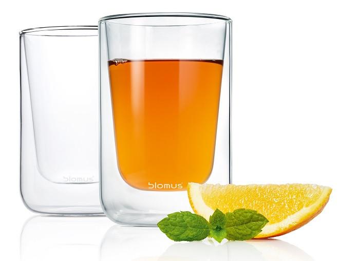 Blomus Germany Nero Cappuccino Tea Glass 63654