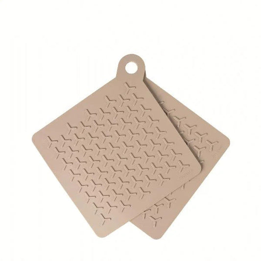 Blomus Germany Flip Potholders Nomad Tan 64068