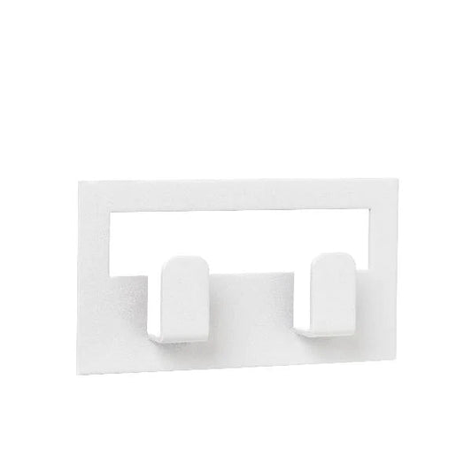 Blomus Germany Vindo Adhesive Double Towel Hook White 64181