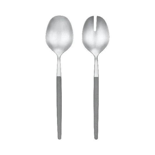 Blomus Germany Maxime Salad Servers Sharkskin Grey 64355