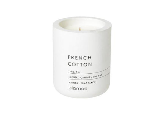 Blomus Germany Fraga Lily White Candle French Cotton 65649