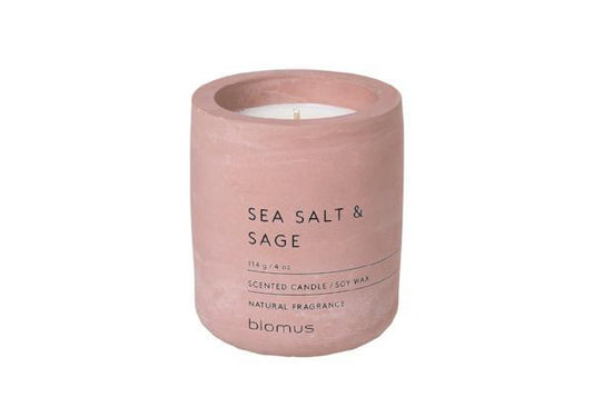 Blomus Germany Fraga Withered Rose Candle Sea Salt Sage 65651