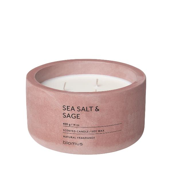 Blomus Germany Fraga Candle Wick Withered Rose Sea Salt Sage 65956