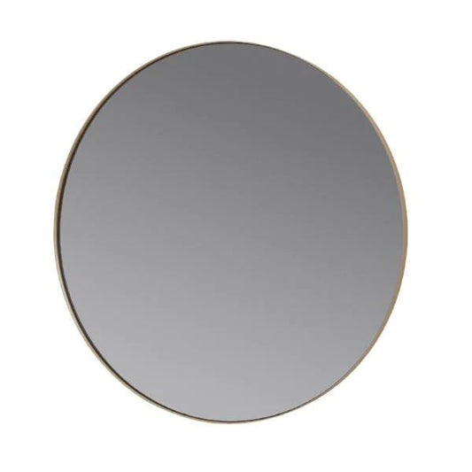 Blomus Germany Rim Round Mirror Smoke Nomad Tan 66002