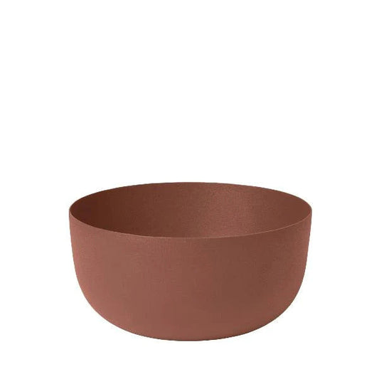 Blomus Germany Reo Decorative Steel Bowl Rustic Brown 66043