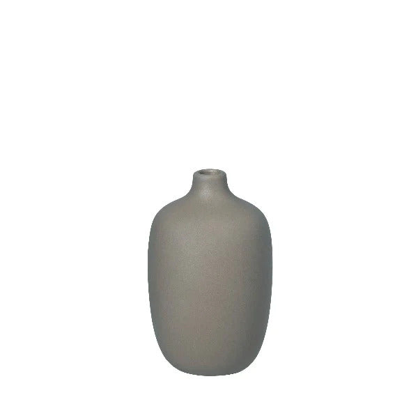 Blomus Germany Ceola Vase Ceramic Satellite Taupe 66245